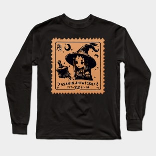 Hocus Pocus Stamp - Postage Stamp Series Long Sleeve T-Shirt